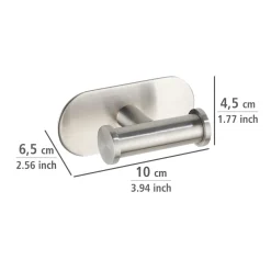 Wandhaken Duo Orea Matt Turbo-LockEdelstahl ^ Wenko Outlet