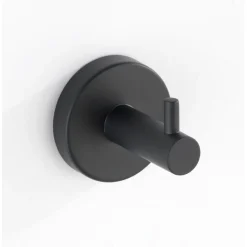 Wandhaken Uno, Bosio Black, E/S, matt ^ Wenko New