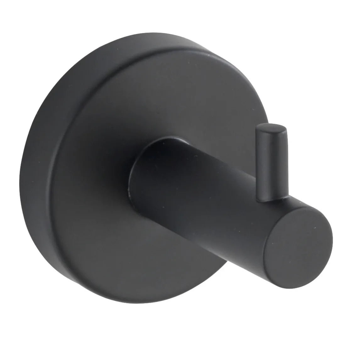 Wandhaken Uno, Bosio Black, E/S, matt ^ Wenko New