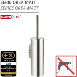 WC-Garnitur Orea Matt geschlossenTurbo-Lock Edelstahl ^ Wenko Outlet