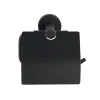 WC-Papierhalter m Deckel Bosio Black ^ Wenko New