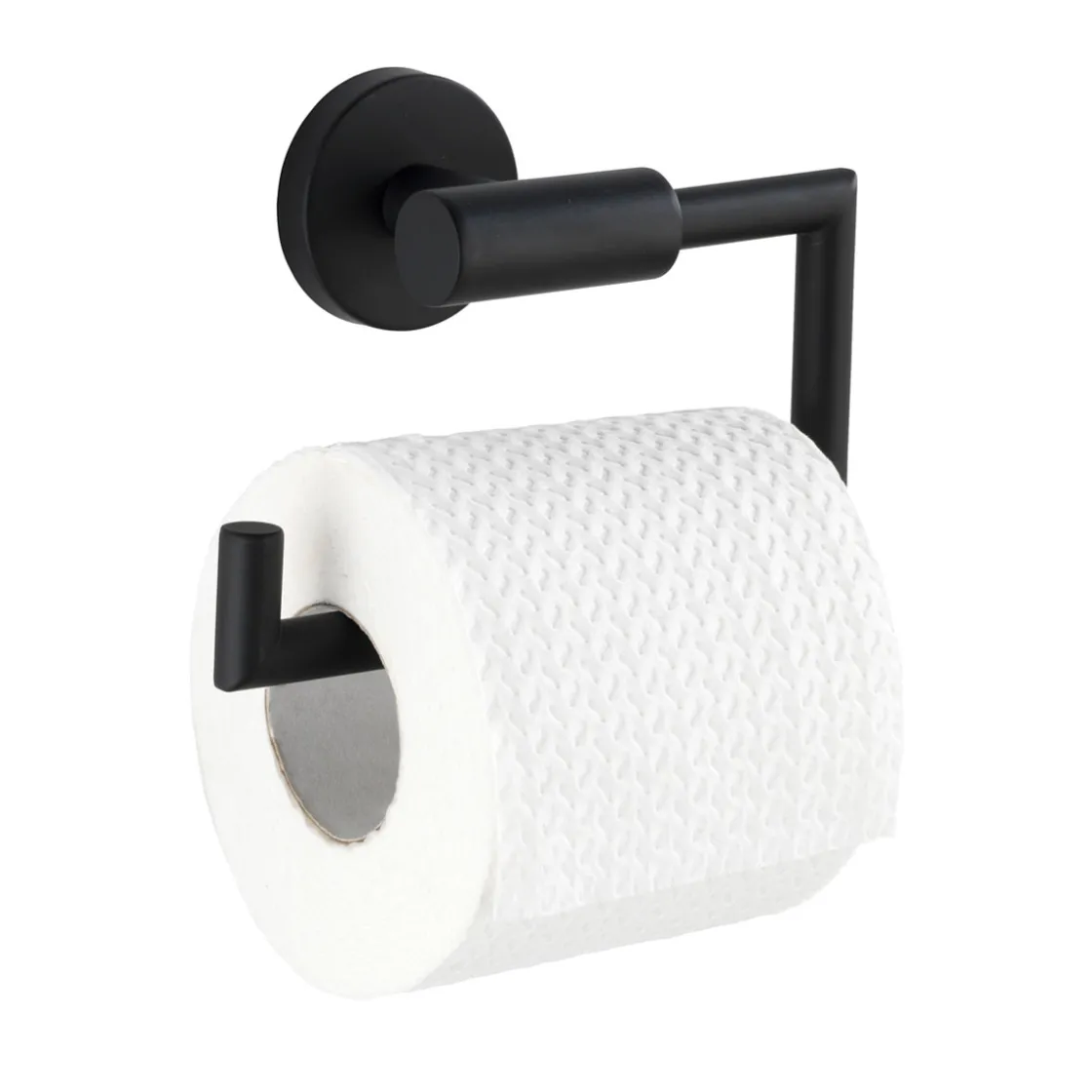 WC-Papierhalter o.Deckel Bosio Black ^ Wenko Best