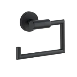 WC-Papierhalter o.Deckel Bosio Black ^ Wenko Best