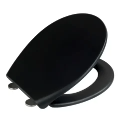 WC-Sitz Ikaria schwarz matt, Duroplast ^ Wenko New