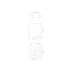 WC-Sitz Polar, Thermoplast, high gloss ^ Wenko Best