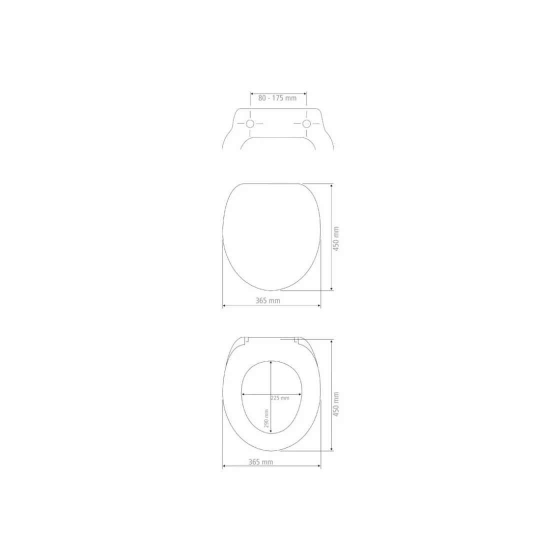 WC-Sitz Polar, Thermoplast, high gloss ^ Wenko Best