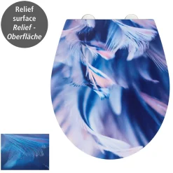 WC-Sitz Softness, Re lief Oberflaeche ^ Wenko Outlet