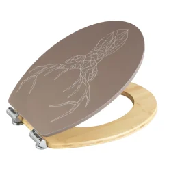 WC-Sitz Stag, MDF/Bambus ^ Wenko Best