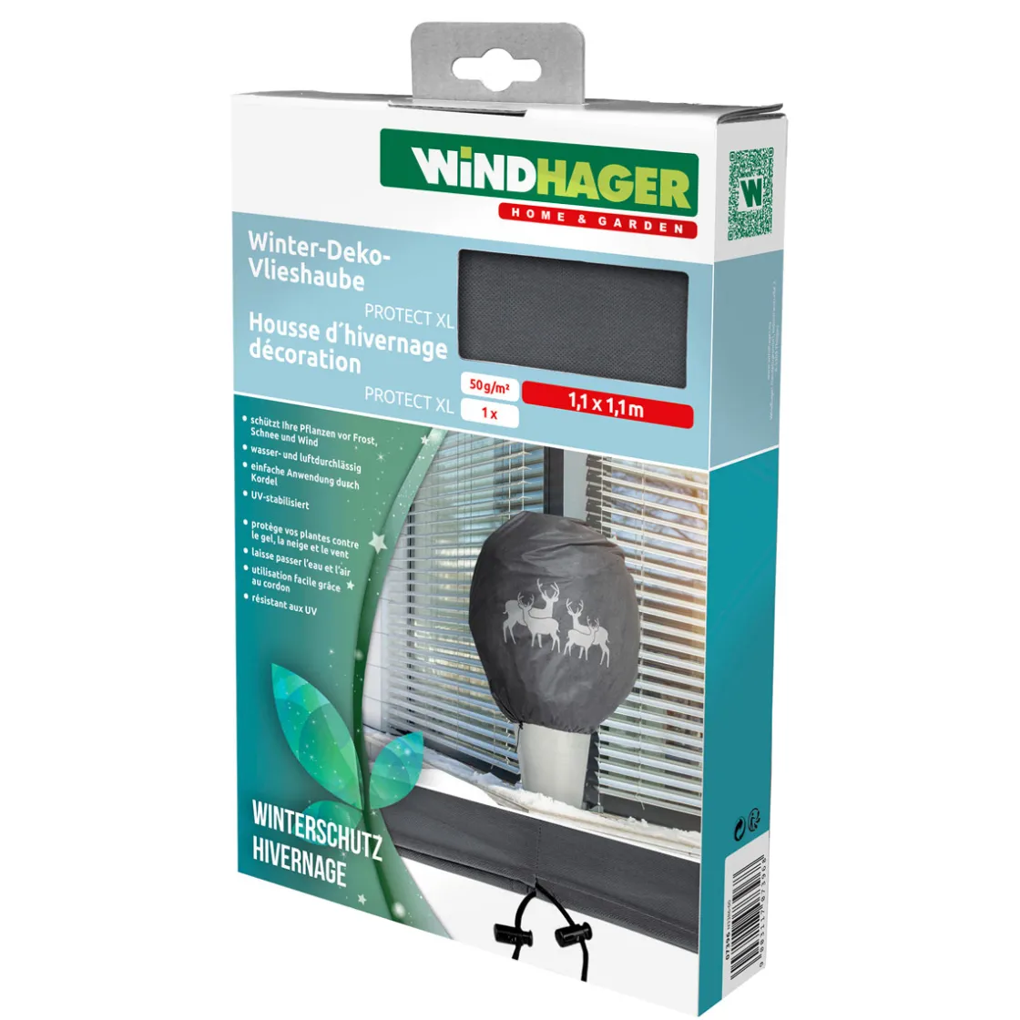 W-Deko-Haube Prot. XL 1,1x1,1 m Hir. 2 ^ Windhager Discount
