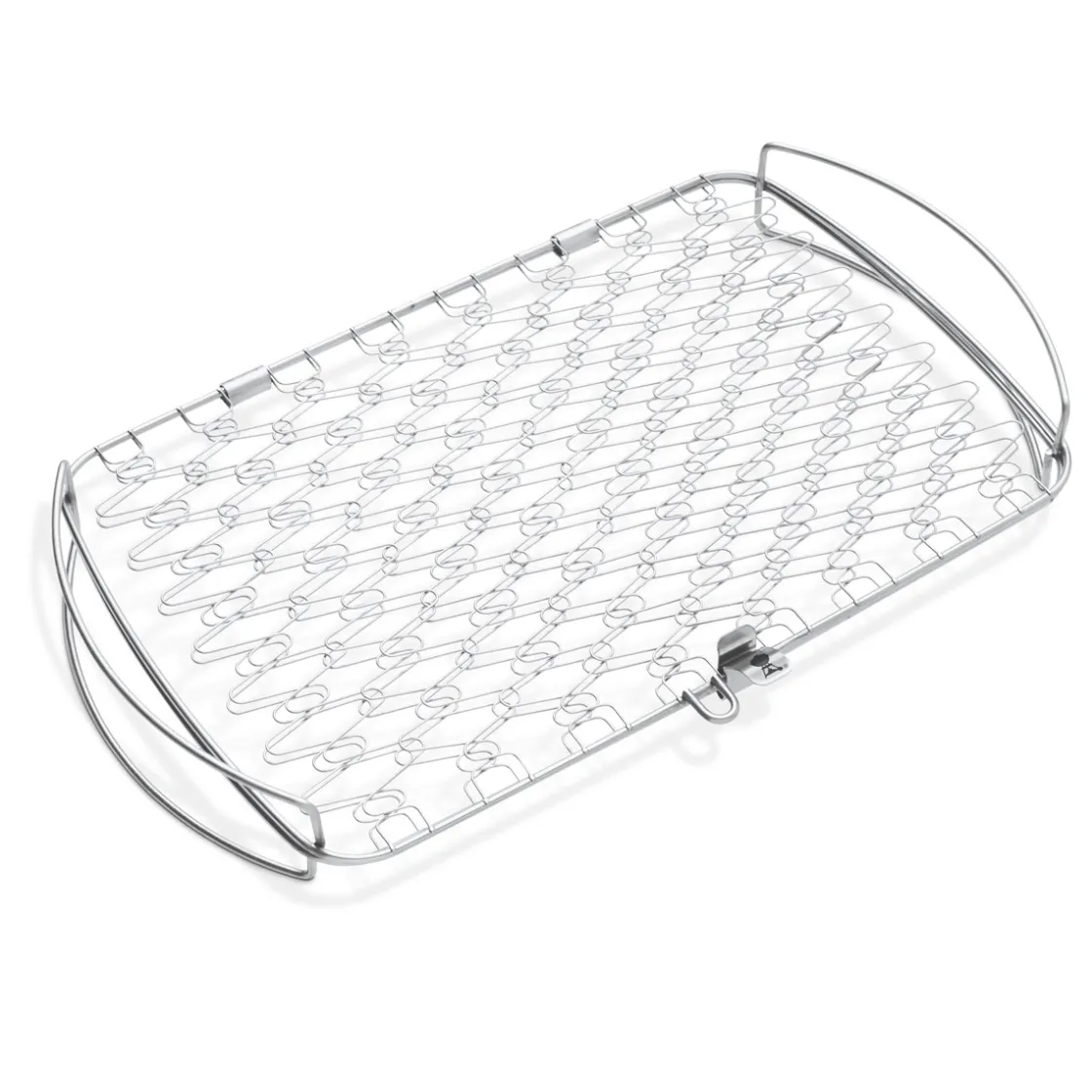 Fisch- und Gemüsehalter groß Edelstahl für Gasgrill ab Q300 ^ Weber