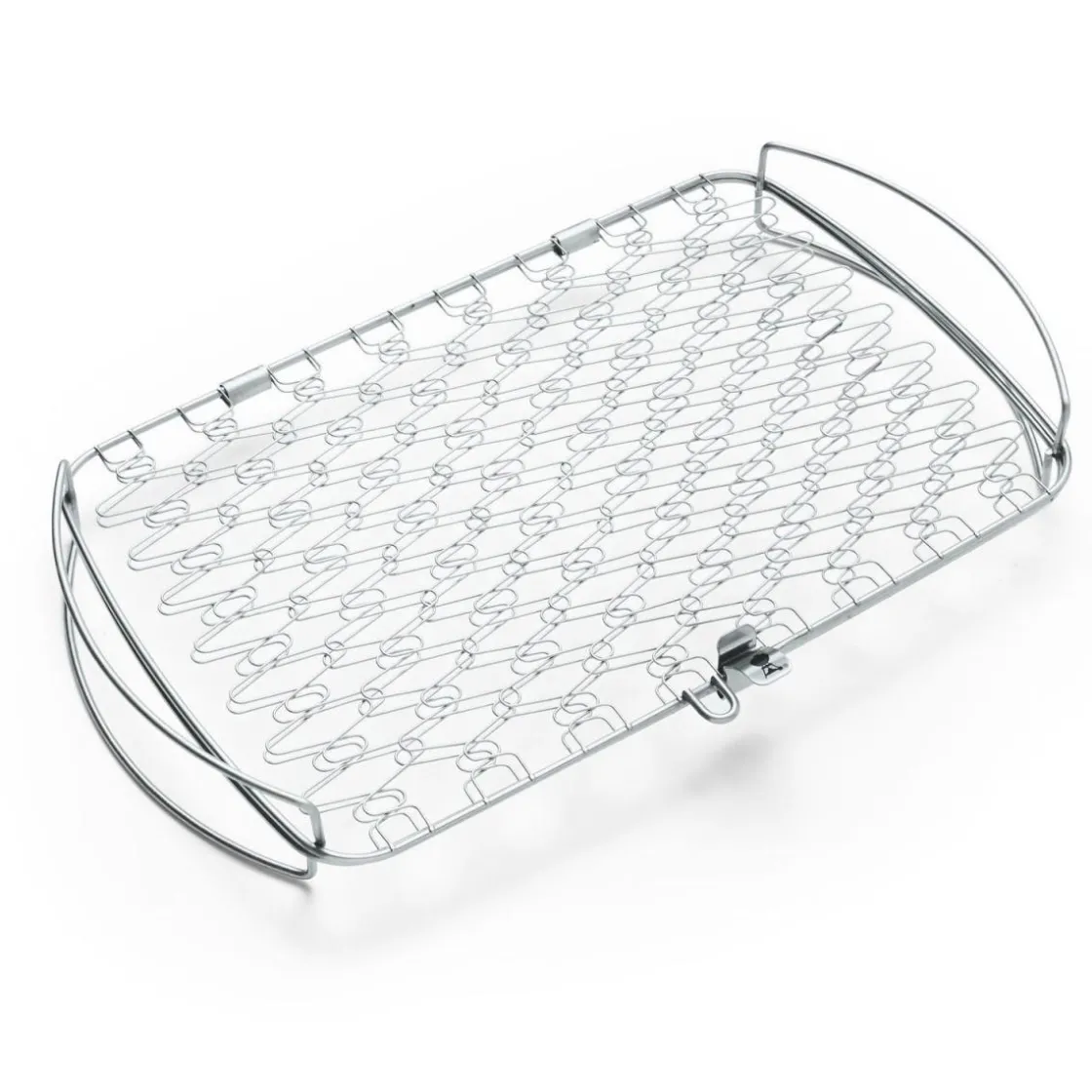 Fisch- und Gemüsehalter groß Edelstahl für Gasgrill ab Q300 ^ Weber