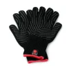 Grillhandschuh Größe S/M Set aus Kevlar schwarz lang mit Silikonnoppen ^ Weber Clearance