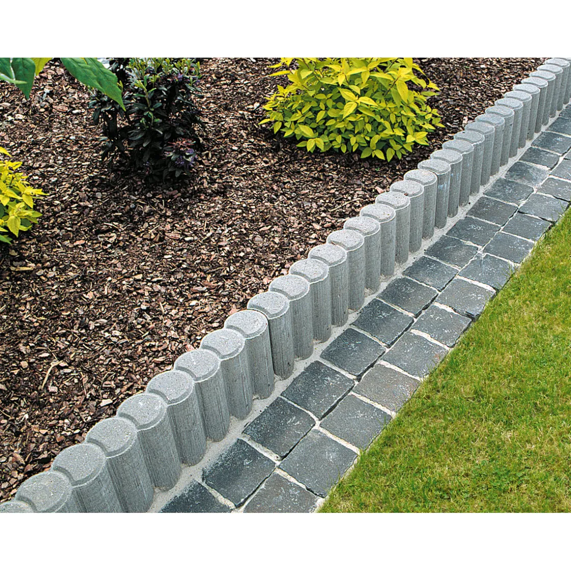Wegefix Paliadenkante mit Fase und Kehle25x47x6 cm ^ Lusit Clearance