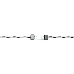 Weidezaunseil TopLine 200 m Durchmesser 6 mm schwarz-weiß ^ Sale