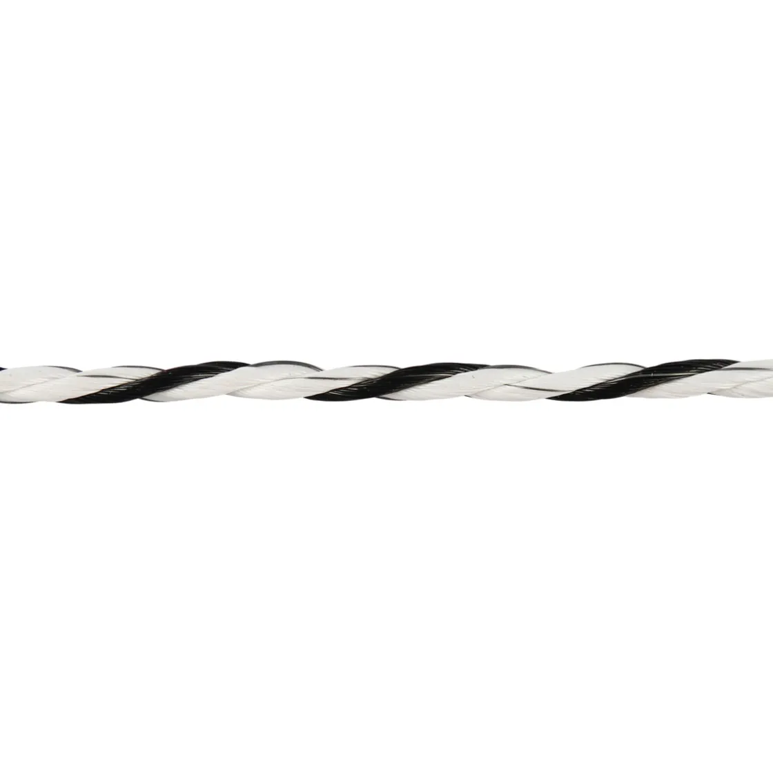Weidezaunseil TopLine 200 m Durchmesser 6 mm schwarz-weiß ^ Sale