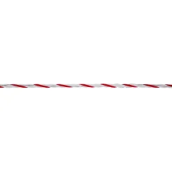 Weidezaunseil TopLine Plus 400 m Durchmesser 6 mm rot-weiß ^ Clearance