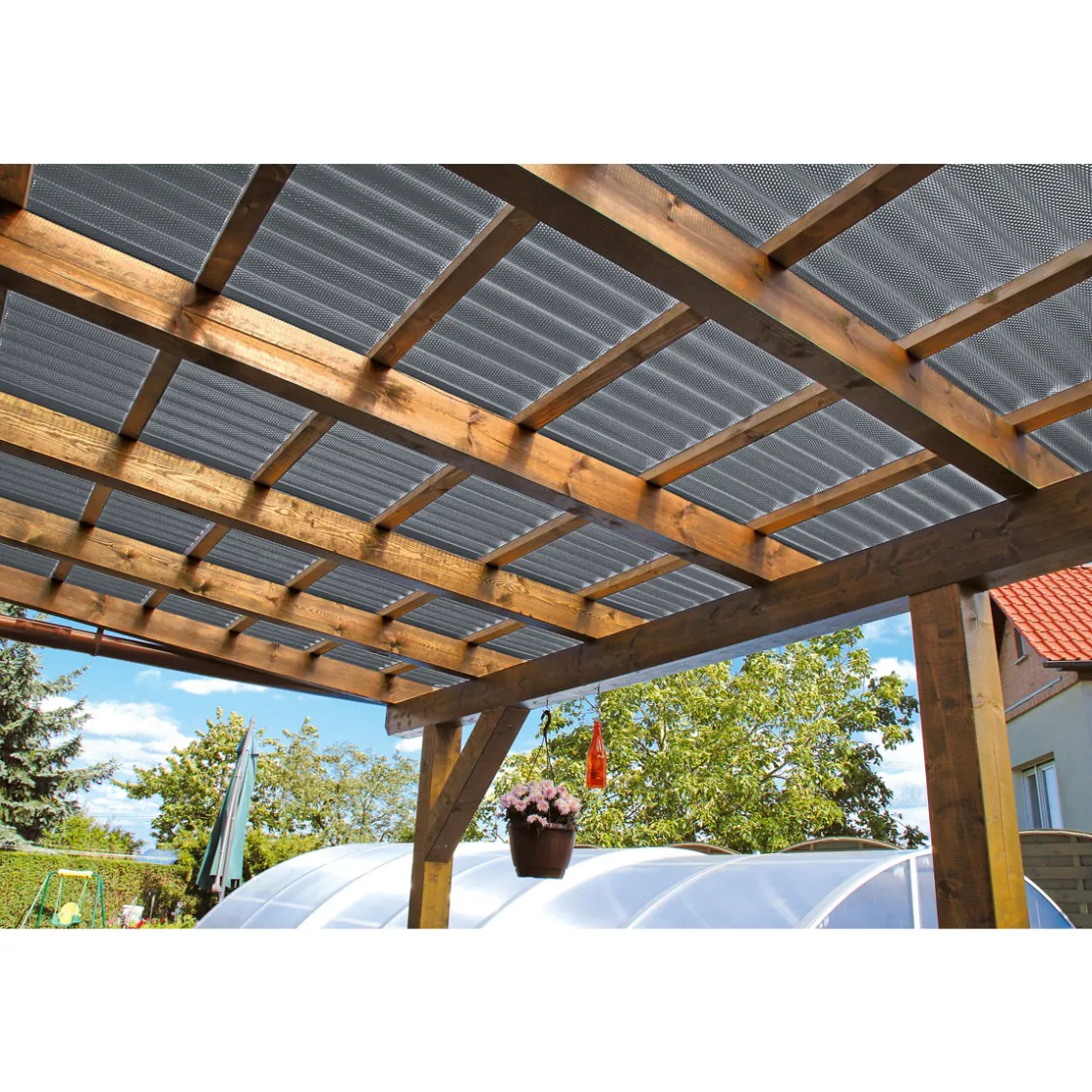 Wellplatte 200 x 90 cm PVC Typ 1.2 ^ Hot