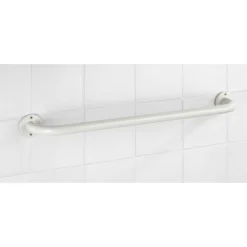 Badetuchstange Basic weiß 60 cm ^ Wenko Discount