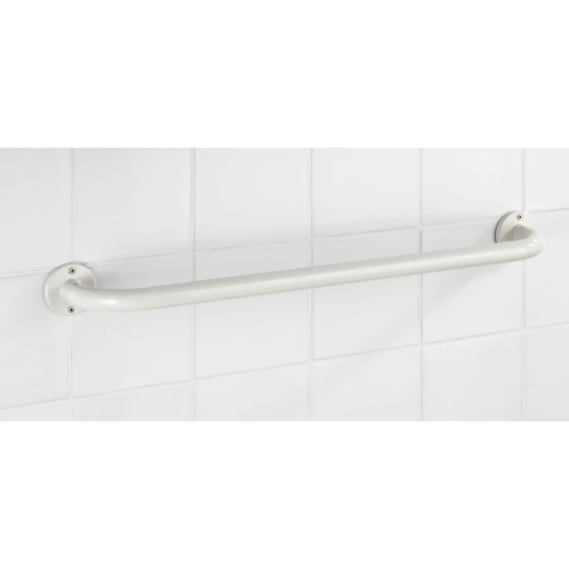 Badetuchstange Basic weiß 60 cm ^ Wenko Discount
