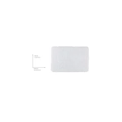 Badteppich Belize weiß 60 x 90 cm Mikrofaser ^ Wenko