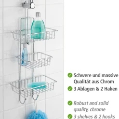 Duschcaddy Milano 3 Ablagen ^ Wenko Best