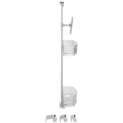 Duschcaddy Premium mit 2 Ablagen und Edelstahl-Haken ^ Wenko New