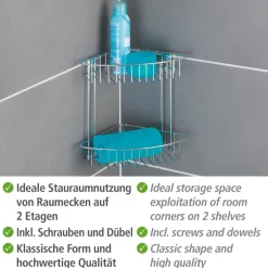 Eckregal Classic 2 Etagen ^ Wenko