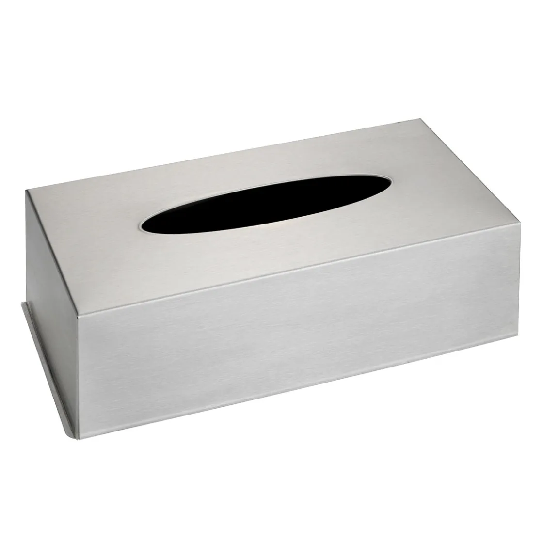 Edelstahlbox für Kosmetiktücher matt ^ Wenko Outlet