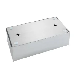 Edelstahlbox für Kosmetiktücher matt ^ Wenko Outlet