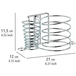 Haartrocknerhalter und Glätteisenhalter Milano ^ Wenko Hot