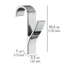 Haken für Handtuchheizkörper chrom 2er Set ^ Wenko Hot