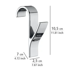 Haken für Handtuchheizkörper chrom 2er Set ^ Wenko Hot