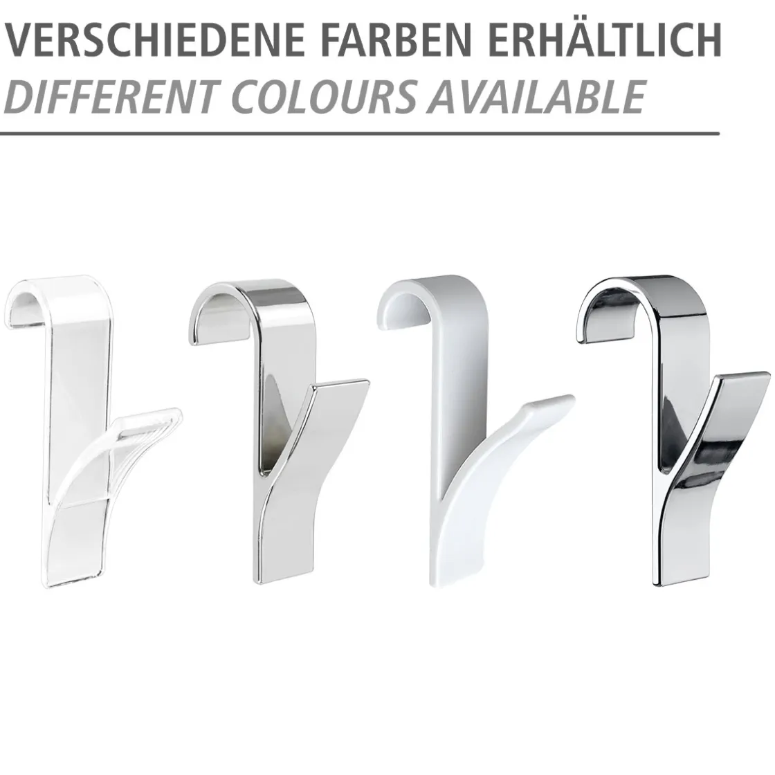 Haken für Handtuchheizkörper weiß 2er Set ^ Wenko Best