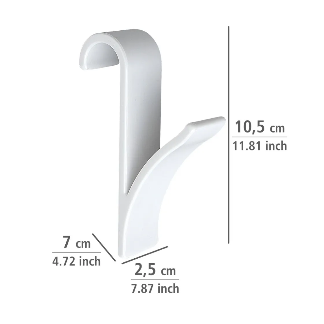 Haken für Handtuchheizkörper weiß 2er Set ^ Wenko Best