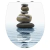 Premium WC-Sitz Meditation antibakteriell mit Absenkautomatik ^ Wenko Outlet