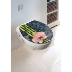 Premium WC-Sitz Spa antibakteriell mit Absenkautomatik ^ Wenko Clearance