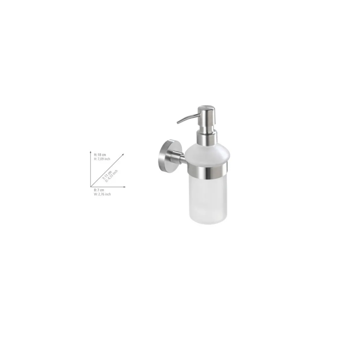 Seifenspender Bosio matt ca 200 ml ^ Wenko Online