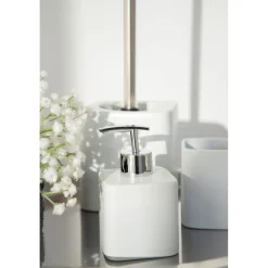 Seifenspender Hexa weiß 290 ml ^ Wenko