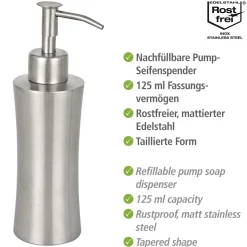 Seifenspender Pieno 125 ml ^ Wenko Outlet