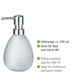 Seifenspender Polaris Juwel silber 390 ml ^ Wenko Outlet