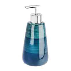 Seifenspender Pottery petrol 360 ml ^ Wenko Discount