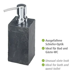 Seifenspender Slate Rock ca 250 ml ^ Wenko Outlet