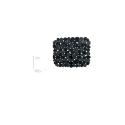 Spülbeckeneinlage Stone schwarz 31x26cm schützt vor Kratzern, zuschneidbar ^ Wenko