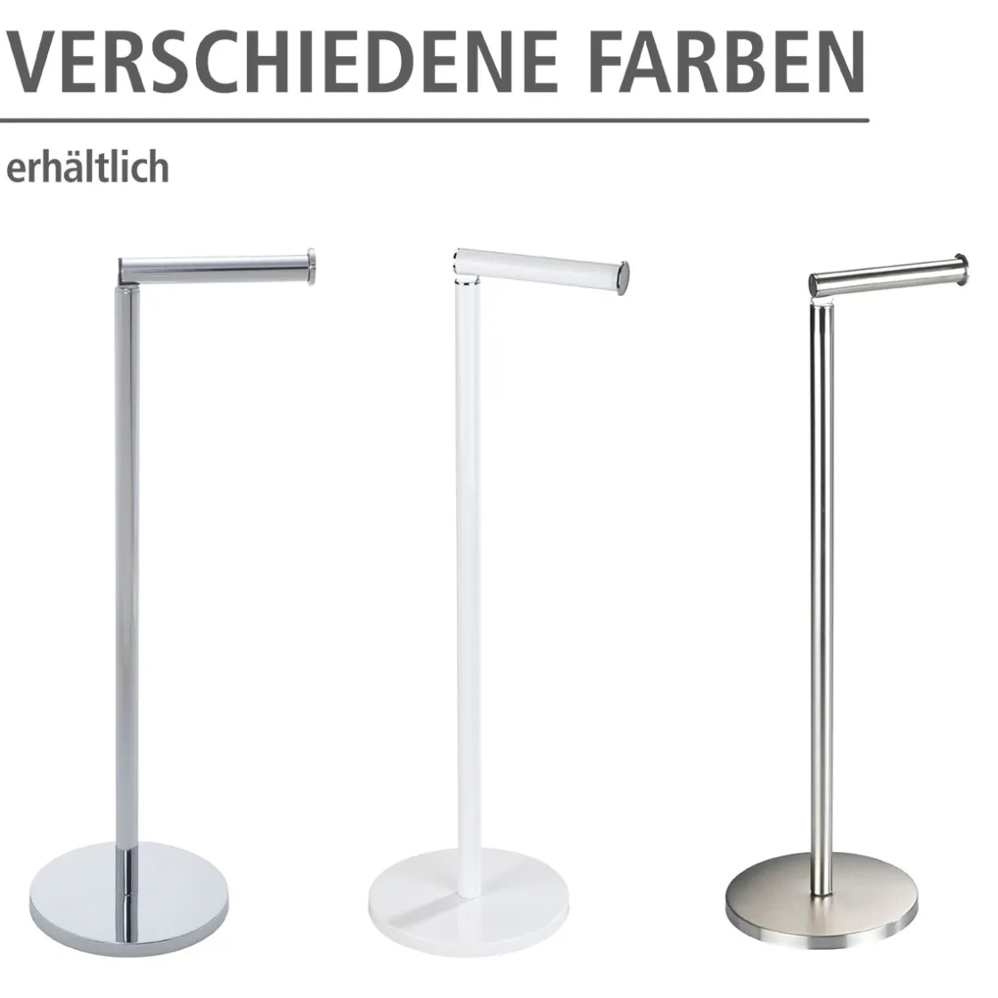 Stand Toilettenpapierhalter 2 in 1 ^ Wenko Online