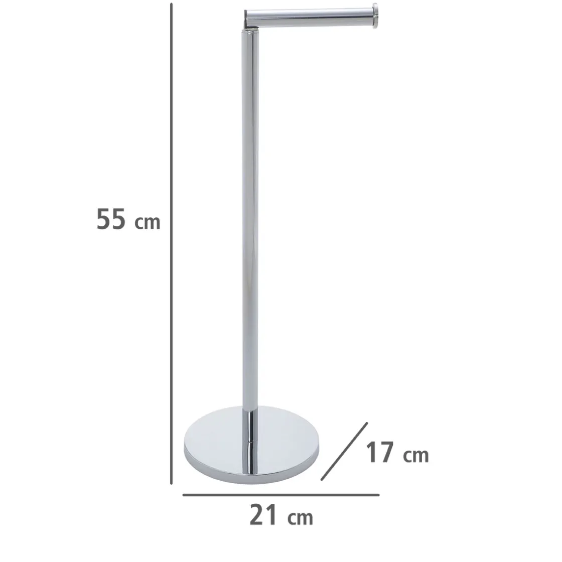 Stand Toilettenpapierhalter 2 in 1 ^ Wenko Online