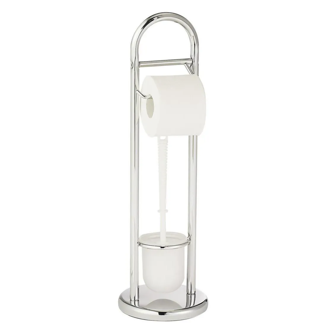 Stand WC-Garnitur Siena chrom ^ Wenko New