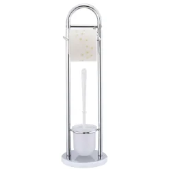 Stand WC-Garnitur Siena chrom ^ Wenko New