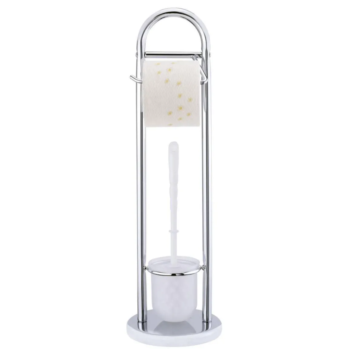 Stand WC-Garnitur Siena chrom ^ Wenko New
