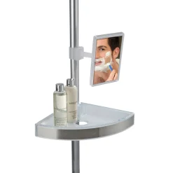 Teleskop Duschecke Premium satiniert ^ Wenko Hot