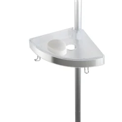 Teleskop Duschecke Premium satiniert ^ Wenko Hot
